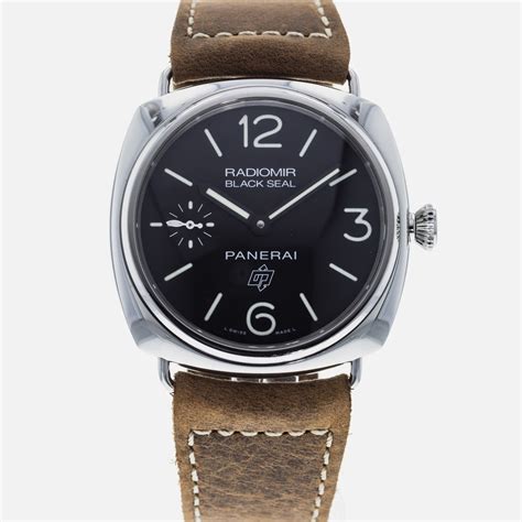 panerai radiomir black seal logo pam 380 watch